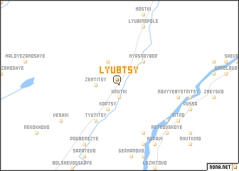 map of Lyubtsy