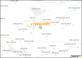 map of Lyubuchany