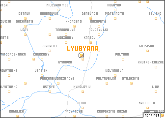 map of Lyubyana