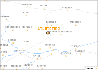 map of Lyubyatino