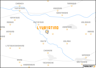 map of Lyubyatino