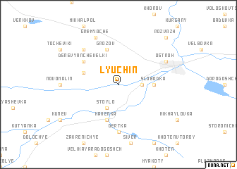 map of Lyuchin