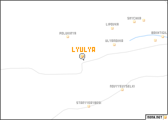 map of Lyulya