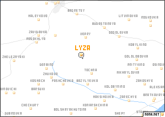 map of Lyza