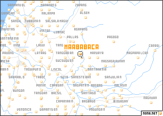 map of Ma-ababaca