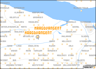map of Maagd van Gent