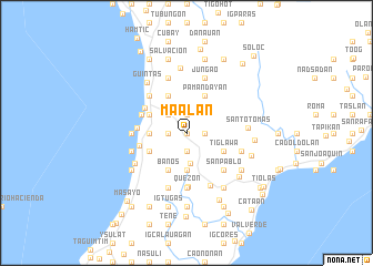 map of Maalan