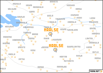 map of Maalse