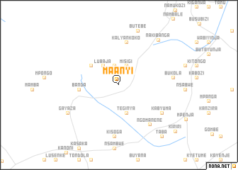 map of Maanyi