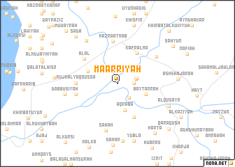 map of Ma‘arrīyah