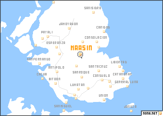 map of Maasin