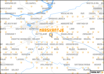 map of Maaskantje