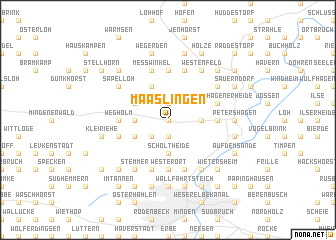 map of Maaslingen