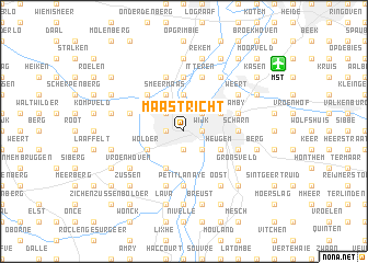 map of Maastricht