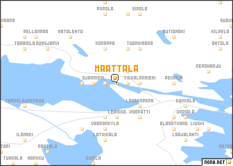 map of Määttälä