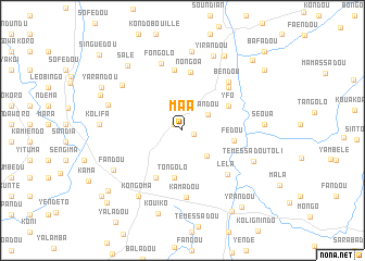 map of Maa