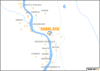 map of Mabalane