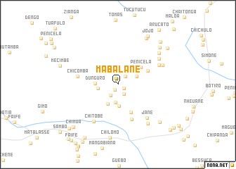 map of Mabalane