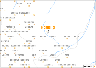 map of Mabala