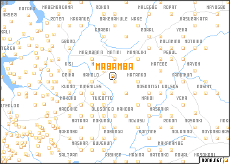 map of Mabamba