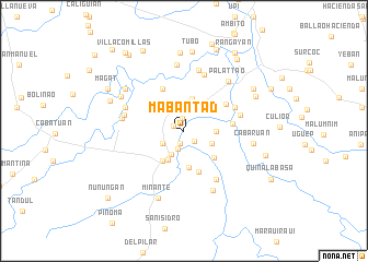 map of Mabantad
