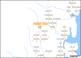 map of Mabayani