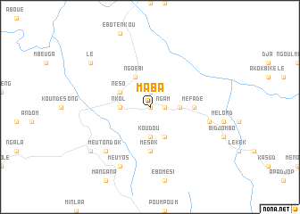 map of Maba