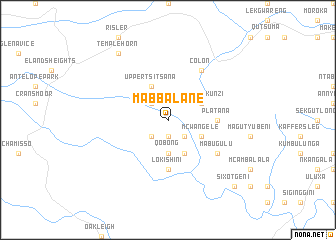 map of Mabbalane