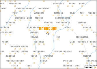 map of Mabeduam