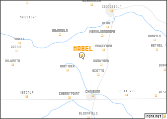 map of Mabel