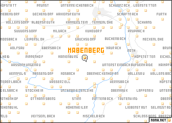 map of Mäbenberg