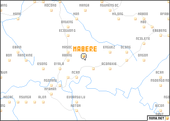 map of Mabere