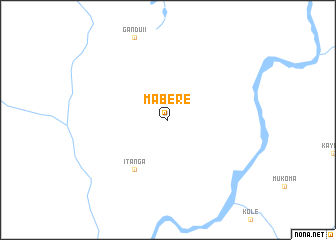 map of Mabere