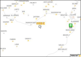 map of Mabie