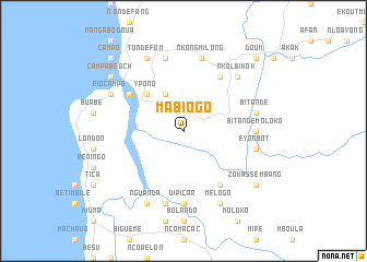 map of Mabiogo
