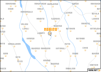 map of Mabira