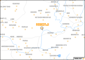 map of Mabonji
