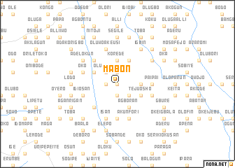 map of Mabon