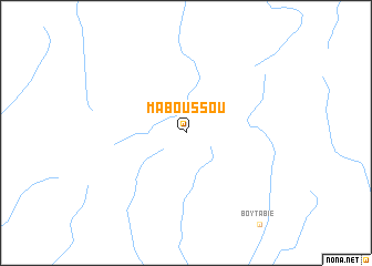 map of Maboussou