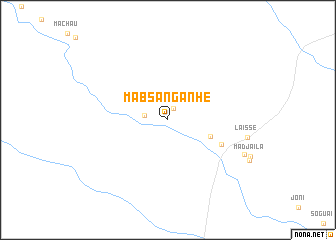 map of Mabsanganhe