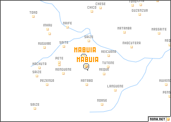 map of Mabuia