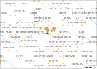 map of Mab‘ūjah