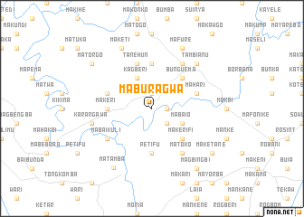 map of Maburagwa