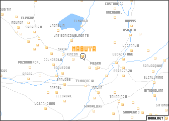 map of Mabuya