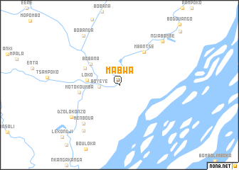 map of Mabwa
