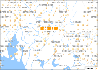 map of Macabebe