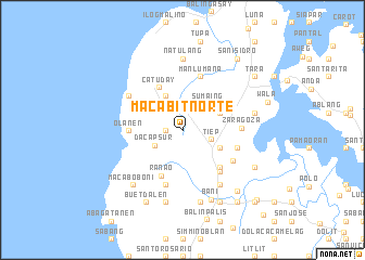 map of Macabit Norte