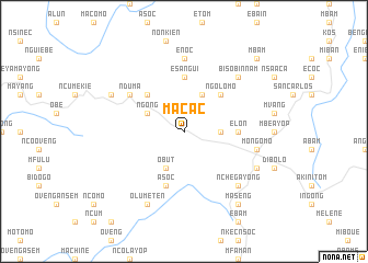 map of Macac