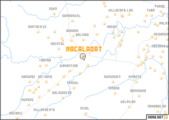 map of Macalaoat