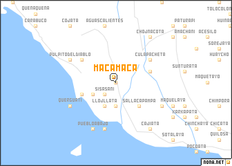 map of Macamaca